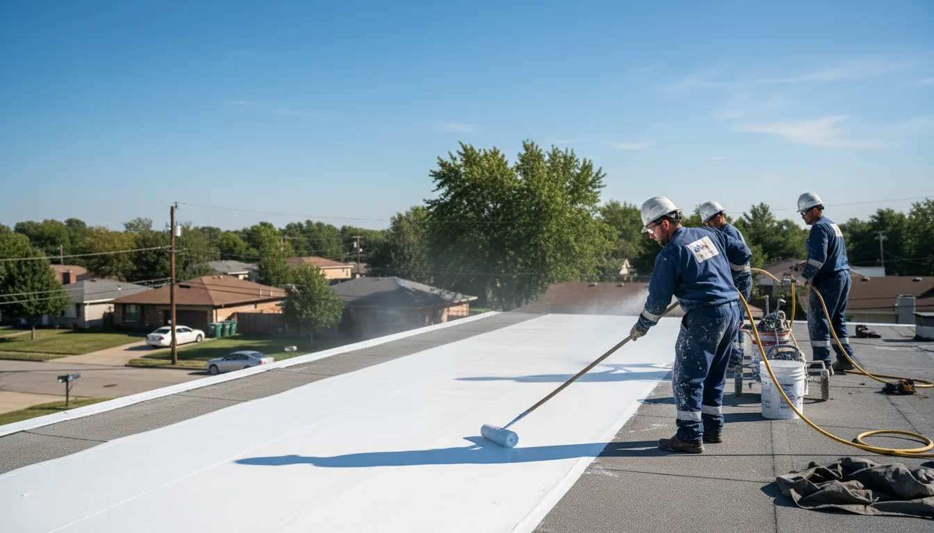 Commercial roof coating in Woodbine, NJ near me